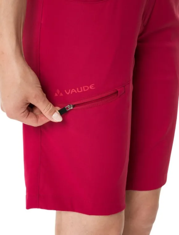 Vaude Skarvan Bermuda naisten shortsit, Crimson Red
