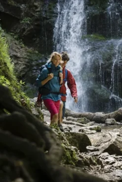 Vaude Skarvan Bermuda naisten shortsit, Crimson Red