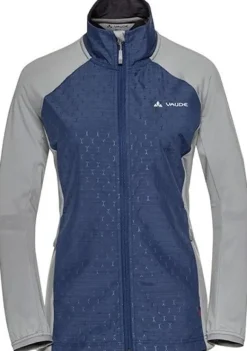 Vaude Skarvan -naisten fleecetaki sininen / harmaa