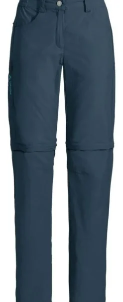 Vaude Women's Farley ZO Pants V Steelblue