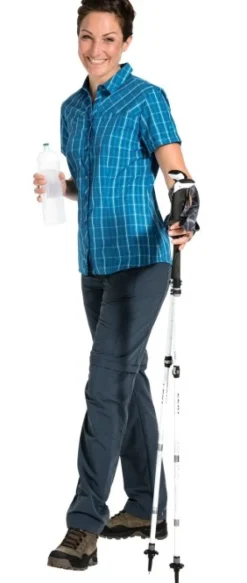 Vaude Women's Farley ZO Pants V Steelblue