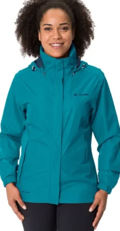 Vaude W's Escape Light Jacket Arctic Blue -naisten kevyt sadetakki