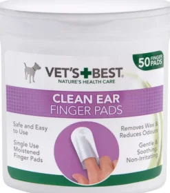 Vet's Best Clean Ear Finger Pads 50 pcs