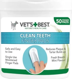 Vet's Best Clean Teeth Finger Pads 50 pcs