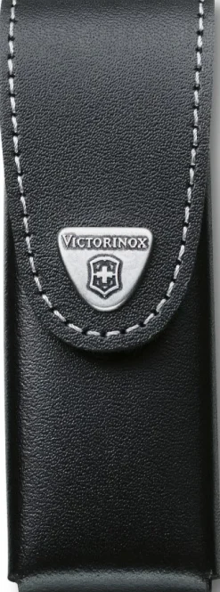 Victorinox Belt Pouch Leather Black 6 Layer vyökotelo