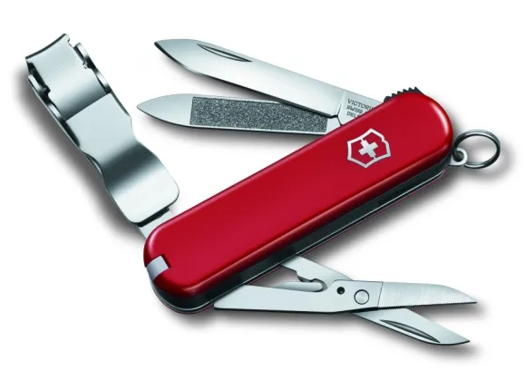 Victorinox Nail Clip 580 -monitoimityökalu, punainen