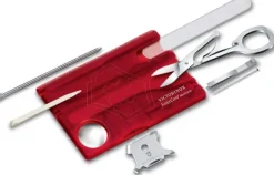 Victorinox SwissCard Nailcare -monitoimityökalu, punainen