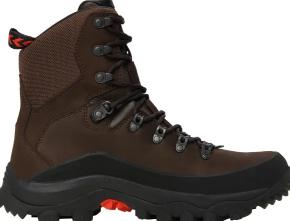 Viking Men Villrein High GTX Dark Brown/Red