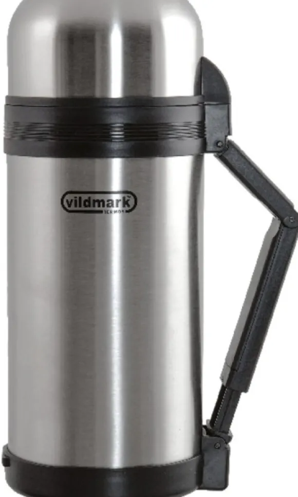 Vildmark Kombi juoma- ja ruokatermos, 1,2L, hopea/musta