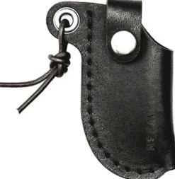 WESN Microblade Leather Sheath tuppi, musta