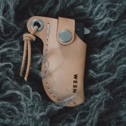 WESN Microblade Leather Sheath tuppi, Natural