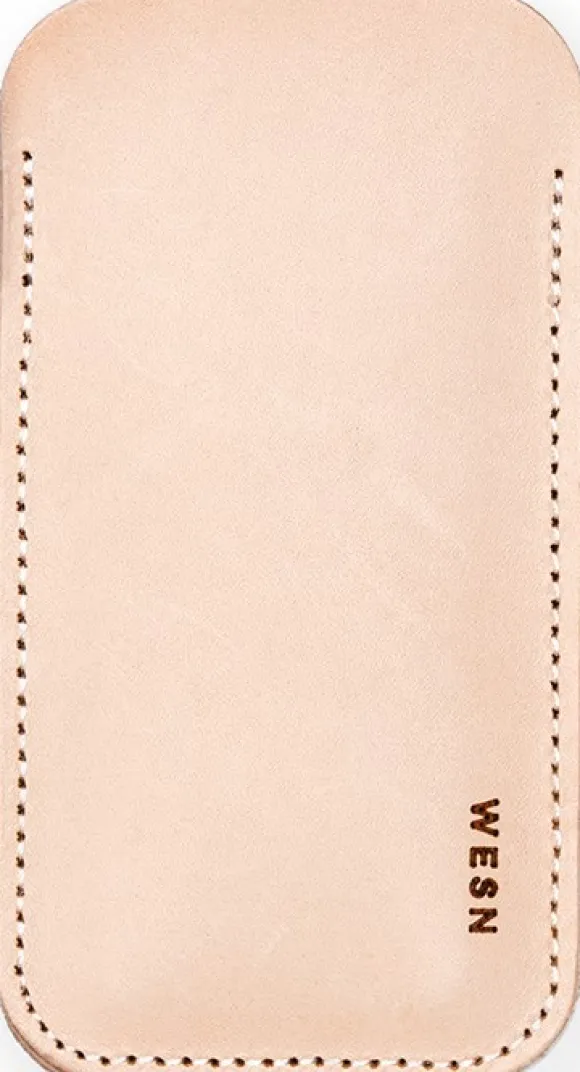 WESN Pocket Sharpner Sheath tuppi hiomakivelle, Natural