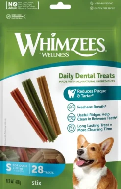 Whimzees Stix S hammashoitoherkku, 28 kpl