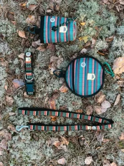 Woolly Wolf Collar koiran kaulapanta, 40 - 65 cm, Woodland