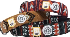 Woolly Wolf Collar koiran kaulapanta, 18 - 25 cm, Woodland