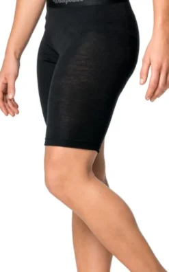 Woolpower Briefs Xlong Lite naisten kerrastoshortsit, musta