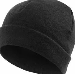 Woolpower Cap 400 merinovillapipo, unisex, musta