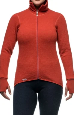 Woolpower Full Zip Jacket 400 -takki, unisex, Autumn Red