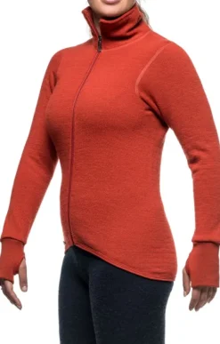 Woolpower Full Zip Jacket 400 -takki, unisex, Autumn Red