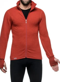 Woolpower Full Zip Jacket 400 -takki, unisex, Autumn Red
