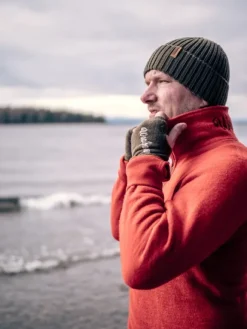 Woolpower Full Zip Jacket 400 -takki, unisex, Autumn Red