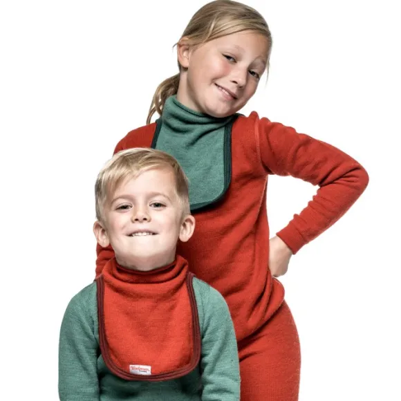 Woolpower Kids Crewneck 200 lasten kerrastopaita, punainen