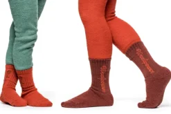 Woolpower Kids Socks Classic Logo 400 lasten sukat, Rust Red