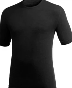 Woolpower Tee 200 lyhythihainen kerrastopaita, unisex, musta