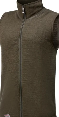 Woolpower Vest 400 Unisex villafroteeliivi, Pine Green