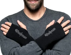 Woolpower Wrist Gaiter -rannelämmittimet, musta