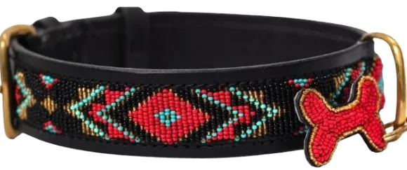 Zinj Design Terese Collar kaulapanta, L 61 x 3,5 cm, Red